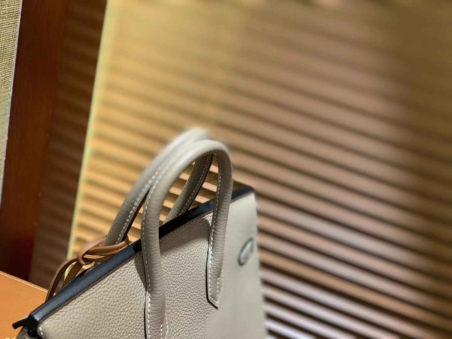 Hermès（爱马仕）Birkin 25cm ( 铂金包) Togo小牛皮 斑鸠灰 原版蜜蜡线 全手工缝制