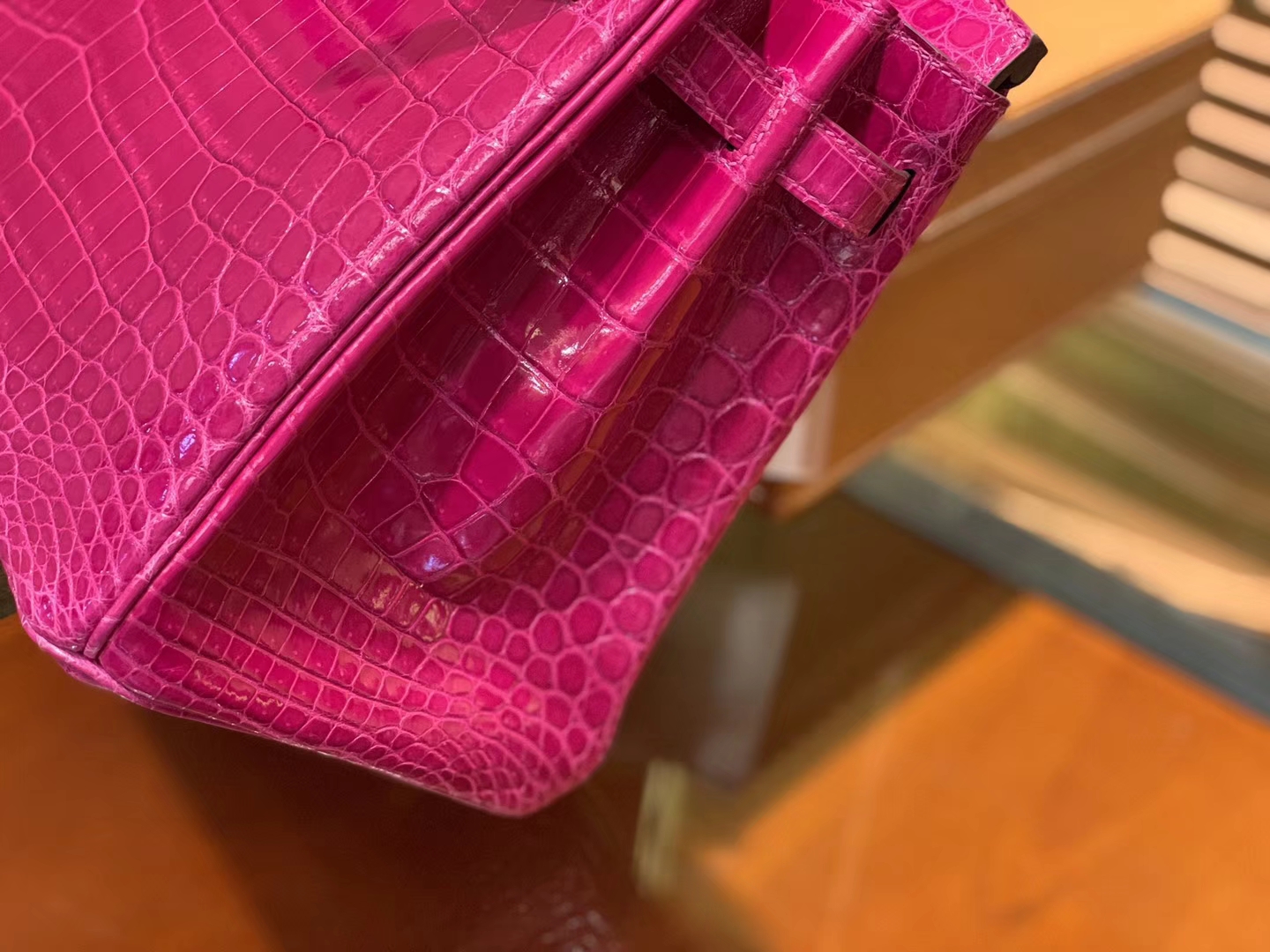 Hermès（爱马仕）Birkin 25cm 30cm 天方夜谭紫 一级尼罗鳄鱼皮 顶级工艺全手工制作