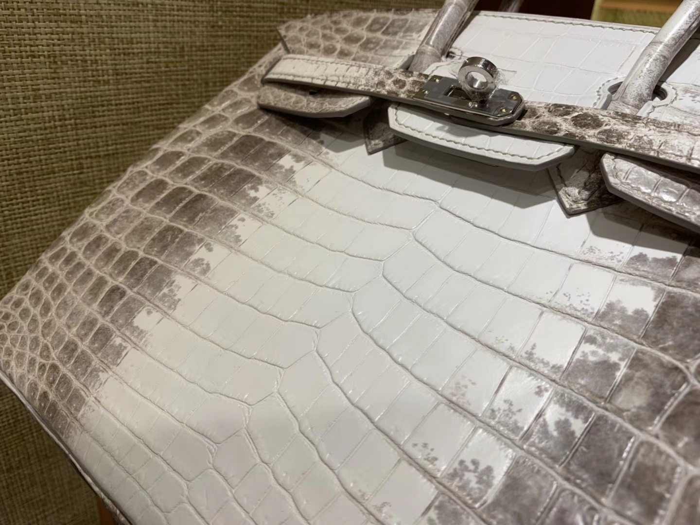 Hermès（爱马仕）Birkin铂金包 喜玛拉雅 包中之最 包中皇后 雪山之颠 顶级手缝工艺 25cm