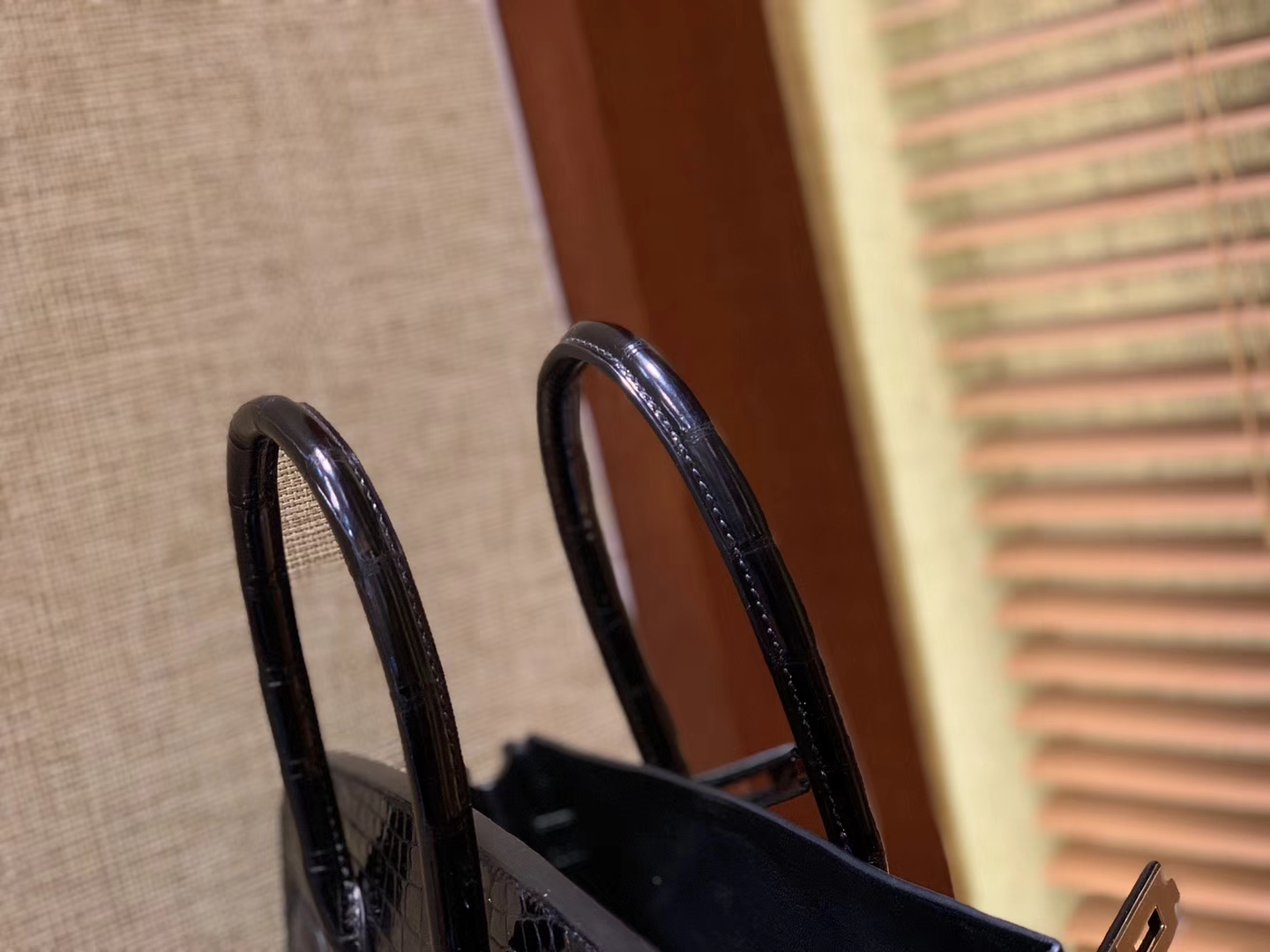 Hermès（爱马仕）Birkin铂金包 经典黑 一级皮 尼罗鳄鱼 进口原料 顶级手缝工艺 30cm
