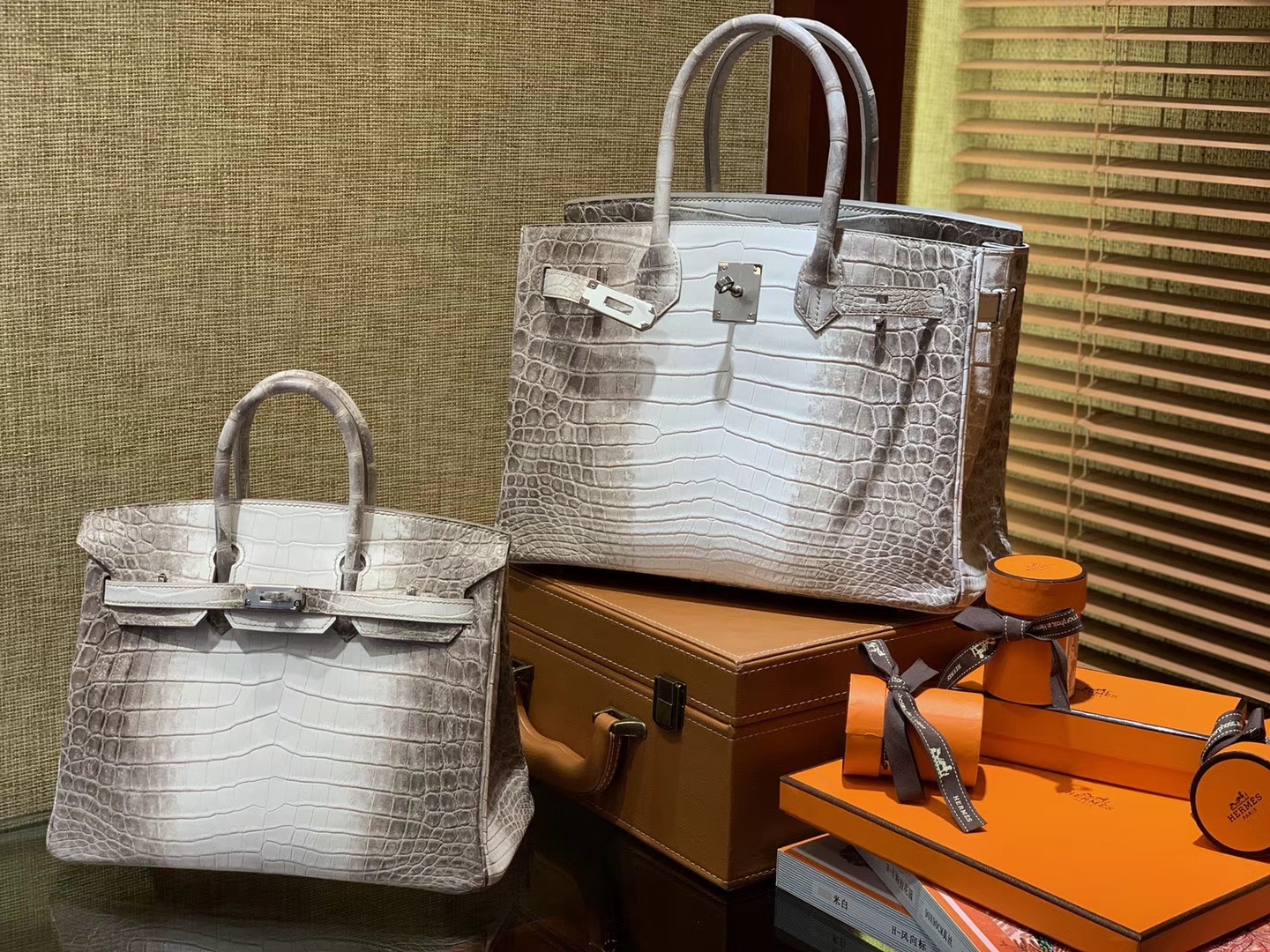 Hermès（爱马仕）Birkin 25cm 30cm 喜玛拉雅 一级尼罗鳄鱼皮 顶级工艺全手工制作