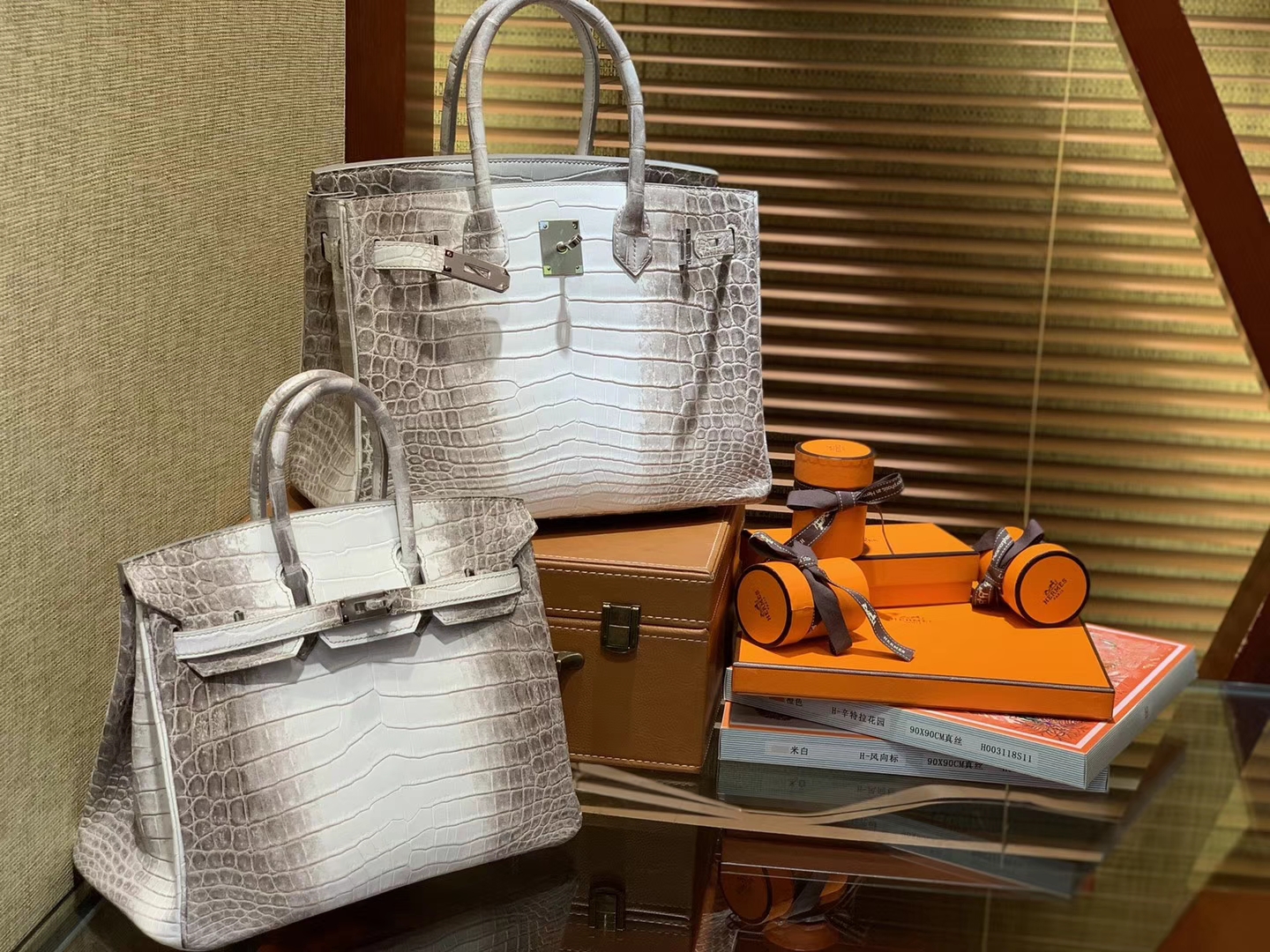 Hermès（爱马仕）Birkin 25cm 30cm 喜玛拉雅 一级尼罗鳄鱼皮 顶级工艺全手工制作