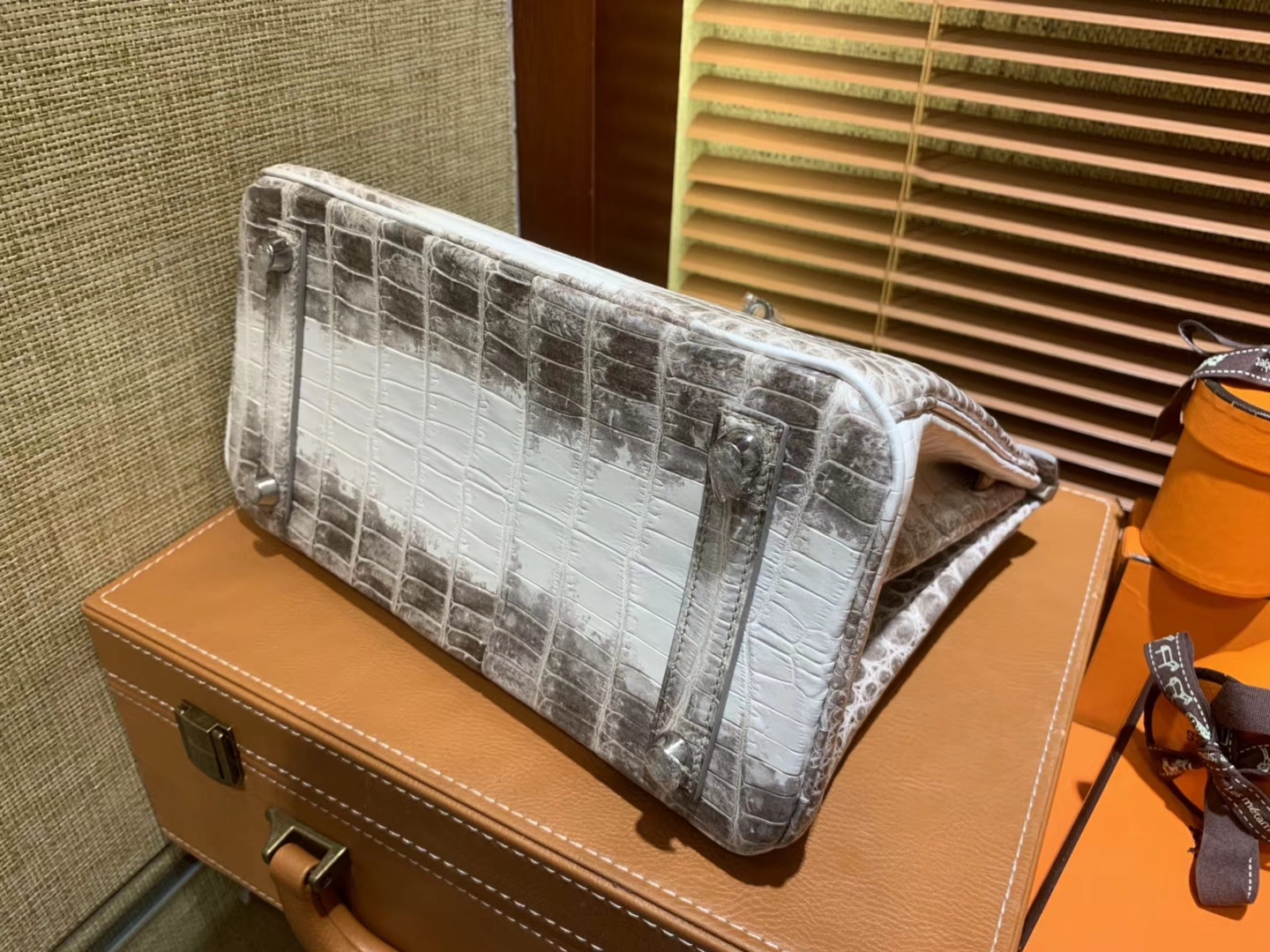 Hermès（爱马仕）Birkin铂金包 喜玛拉雅 包中之最 包中皇后 雪山之颠 顶级手缝工艺 25cm
