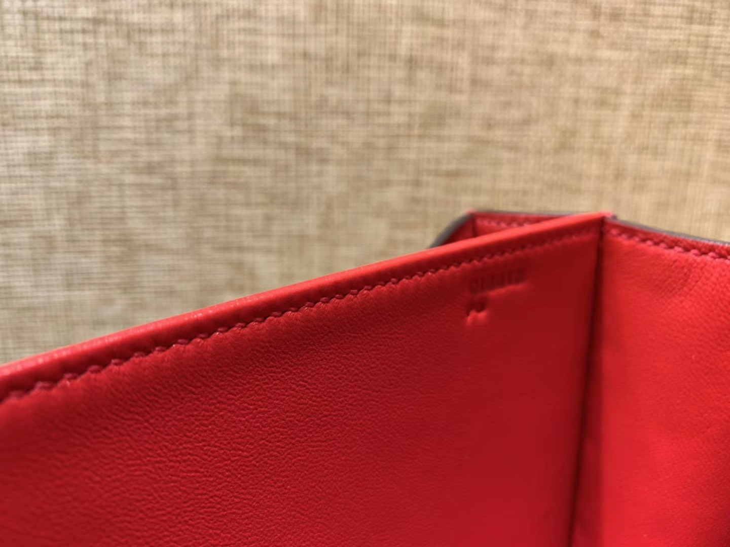Hermès（爱马仕）Constance 23cm 红色 南非进口鸵鸟 KK级别 顶级全手工 金扣