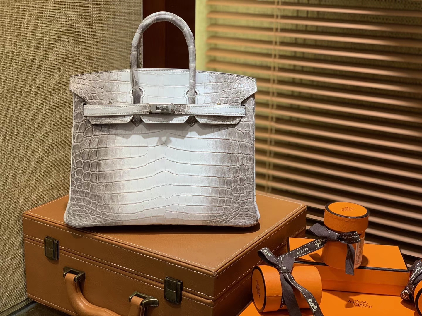 Hermès（爱马仕）Birkin 25cm 30cm 喜玛拉雅 一级尼罗鳄鱼皮 顶级工艺全手工制作