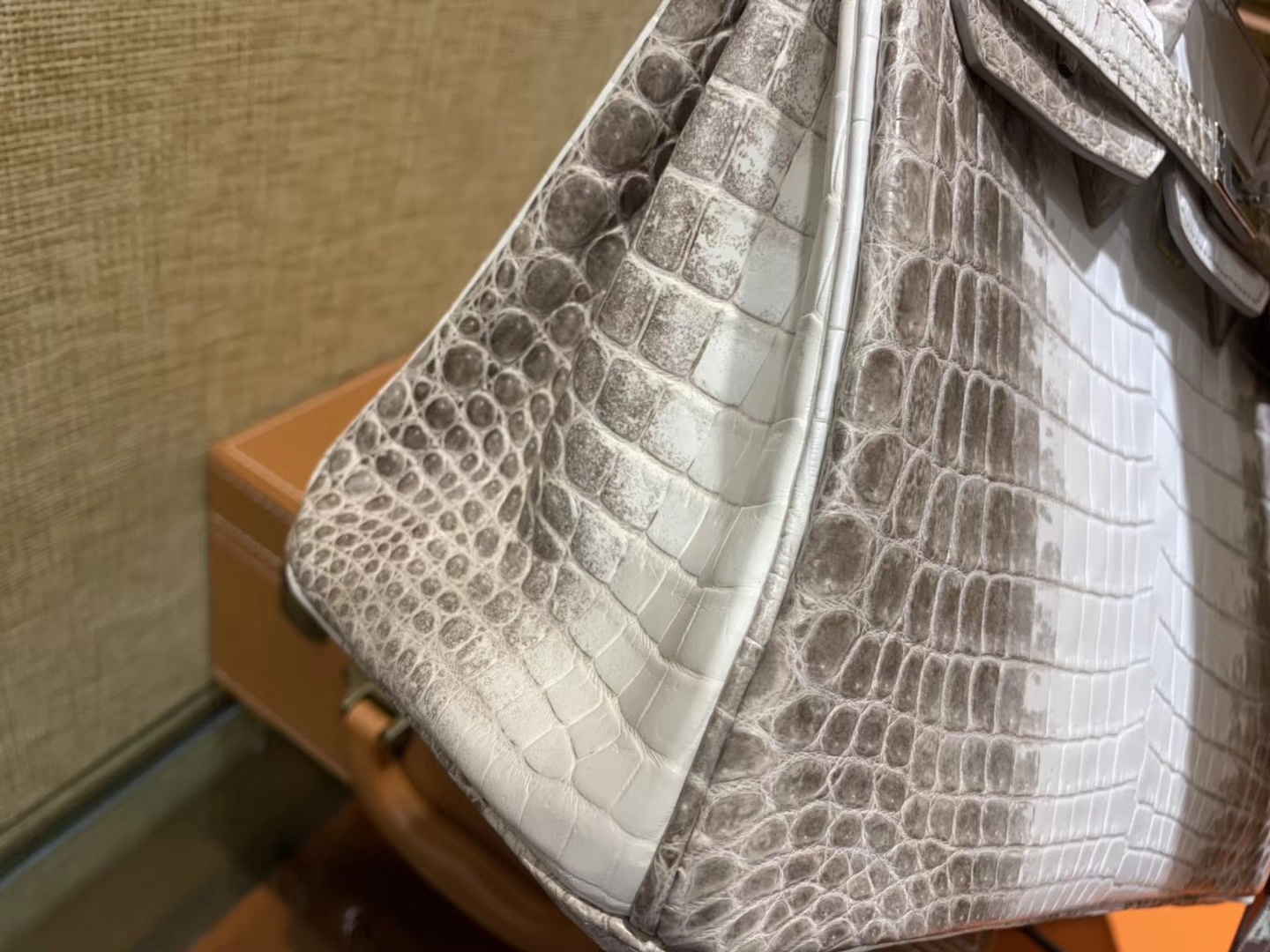 Hermès（爱马仕）Birkin铂金包 喜玛拉雅 包中之最 包中皇后 雪山之颠 顶级手缝工艺 25cm