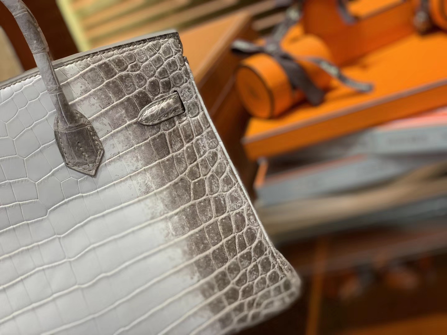 Hermès（爱马仕）Birkin 25cm 30cm 喜玛拉雅 一级尼罗鳄鱼皮 顶级工艺全手工制作