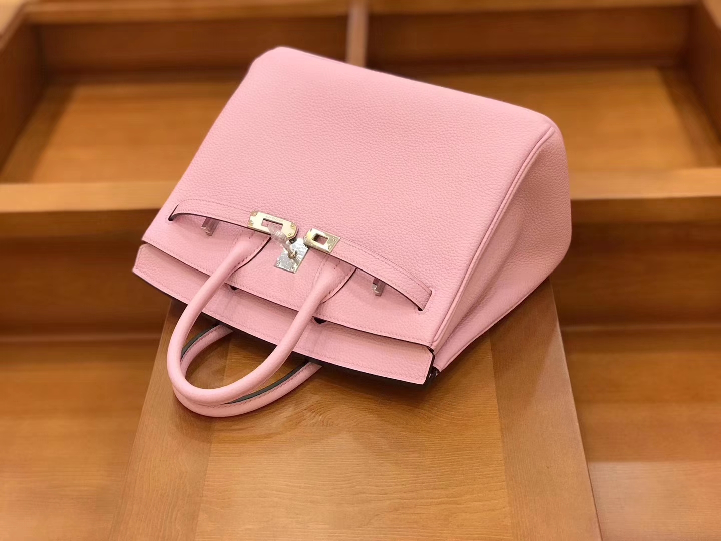 Hermès（爱马仕）新增现货 birkin 铂金包 锦葵紫 德国进口小牛皮 25cm