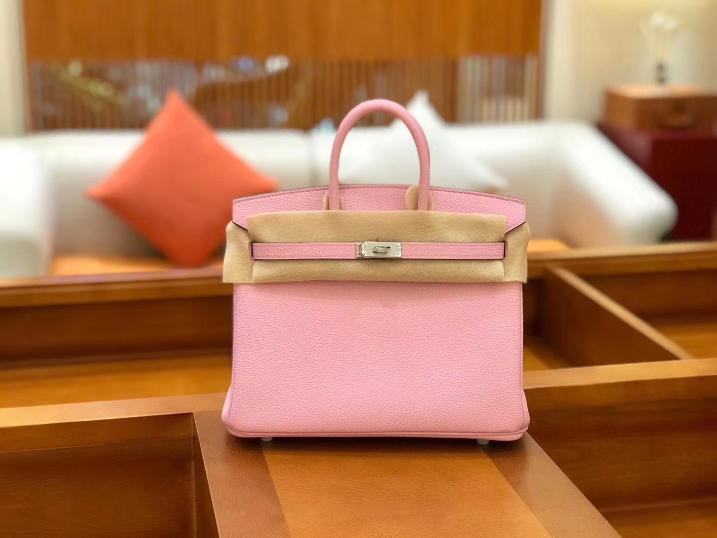 Hermès（爱马仕）新增现货 birkin 铂金包 锦葵紫 德国进口小牛皮 25cm