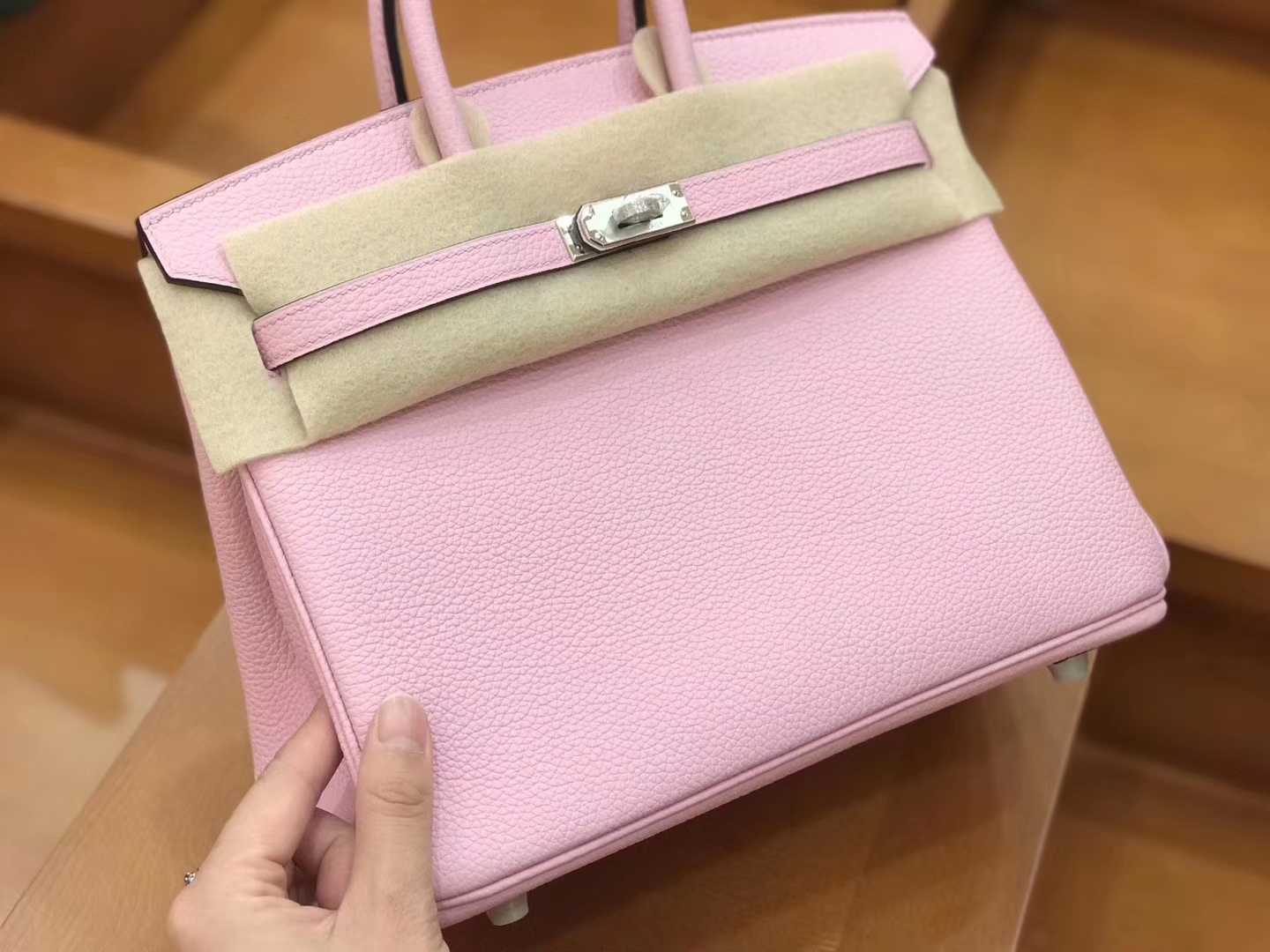 Hermès（爱马仕）新增现货 birkin 铂金包 锦葵紫 德国进口小牛皮 25cm