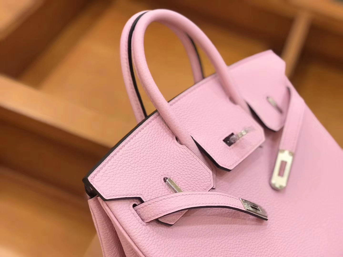 Hermès（爱马仕）新增现货 birkin 铂金包 锦葵紫 德国进口小牛皮 25cm