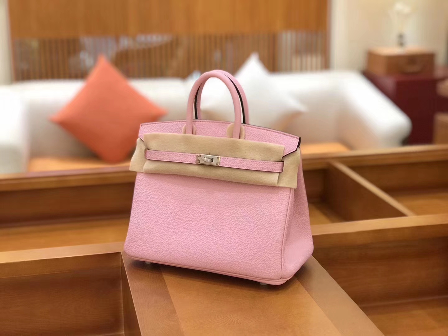 Hermès（爱马仕）新增现货 birkin 铂金包 锦葵紫 德国进口小牛皮 25cm