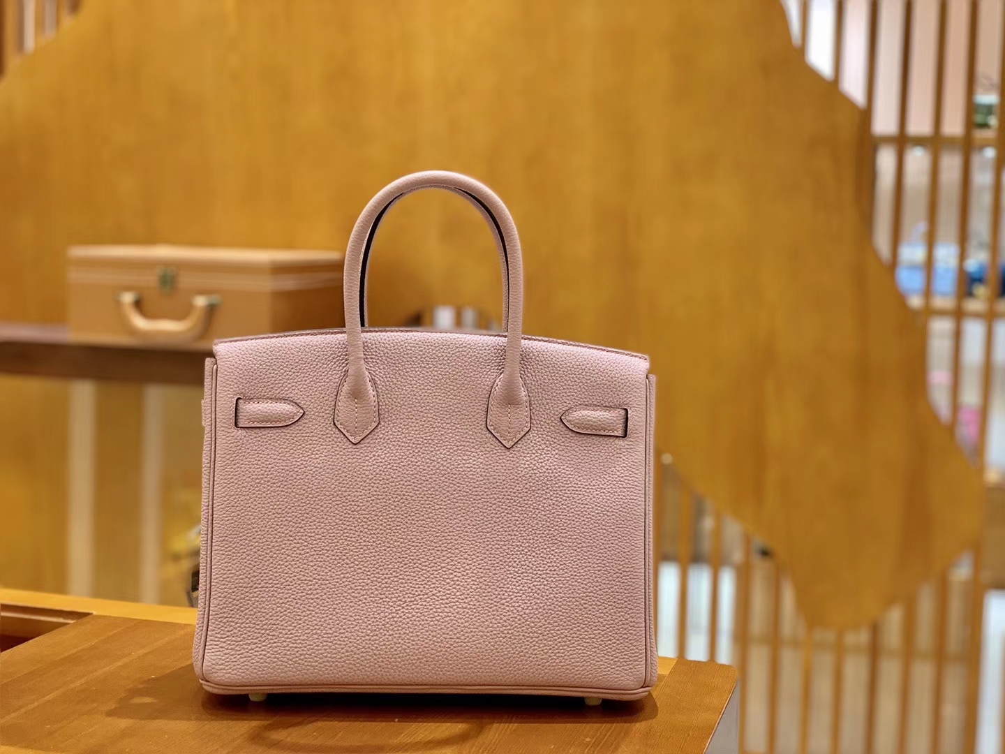Hermès（爱马仕）Birkin 30cm 丁香紫 金扣 德国进口togo 牛皮 全手工缝制