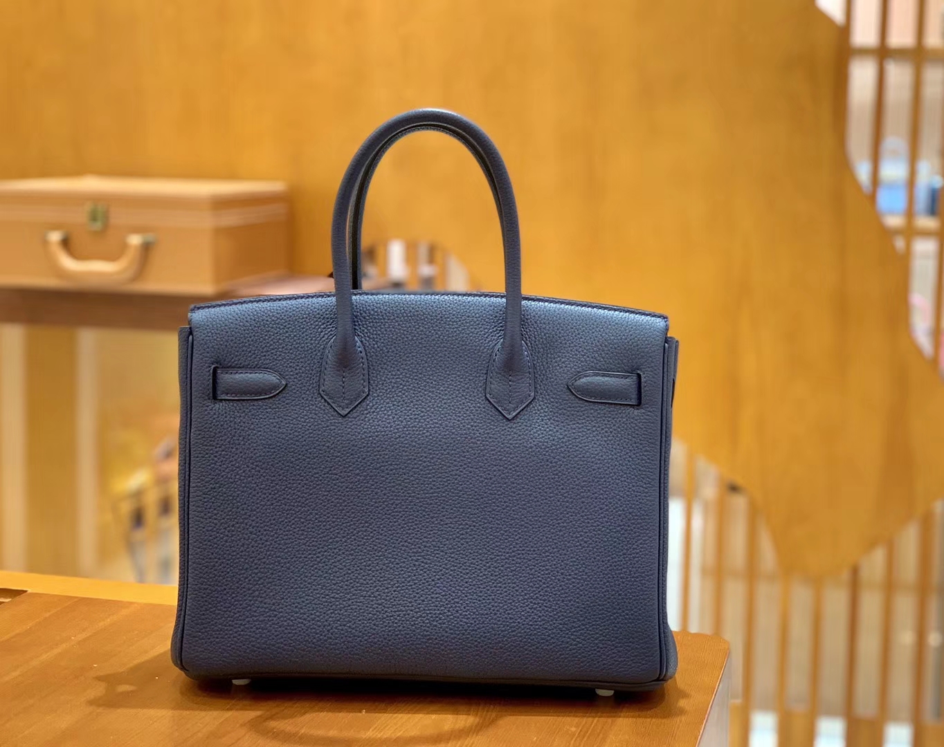 Hermès（爱马仕）Birkin 30cm 中队长 银扣 德国进口togo 牛皮 全手工缝制