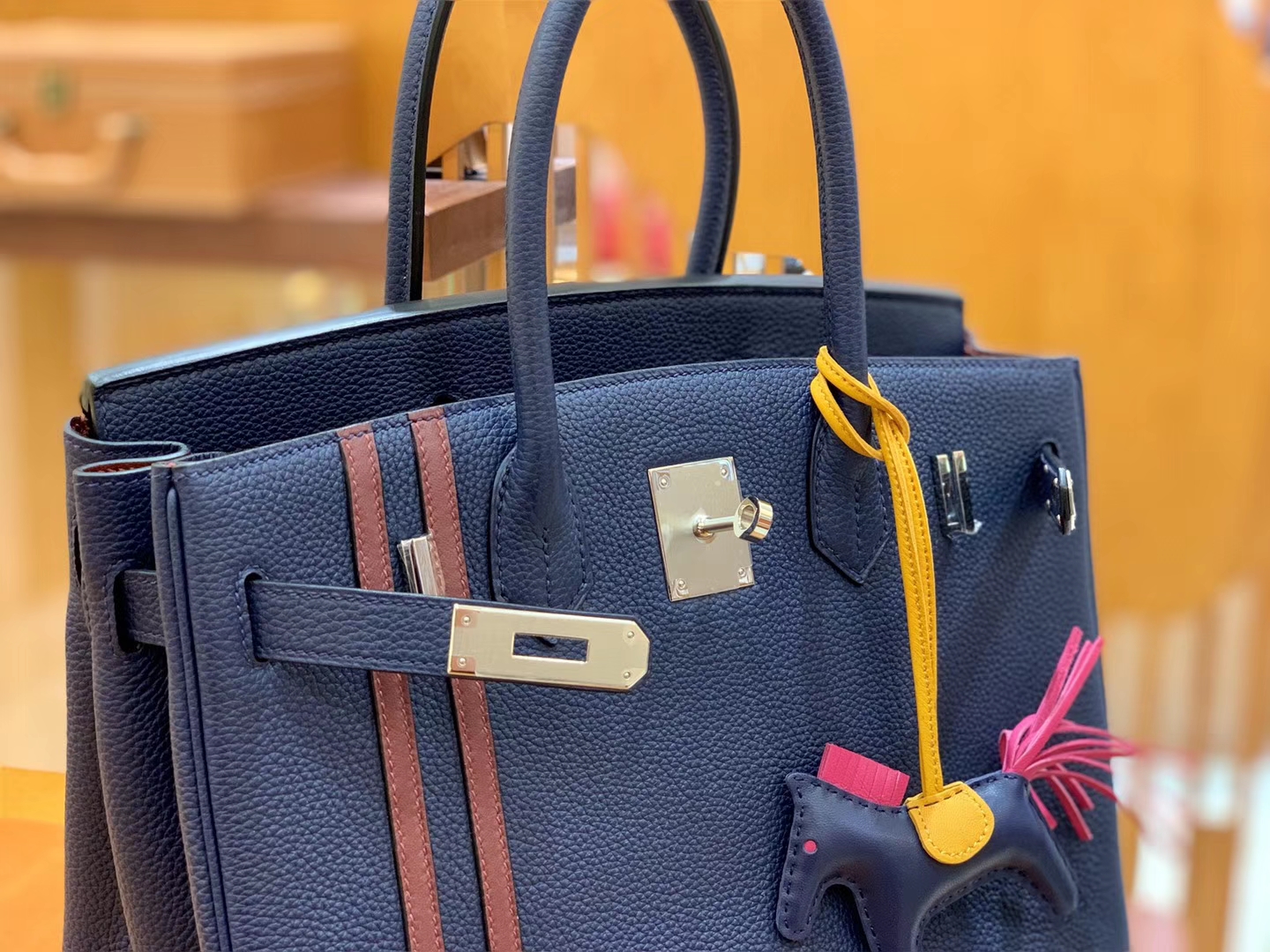 Hermès（爱马仕）Birkin 30cm 中队长 银扣 德国进口togo 牛皮 全手工缝制