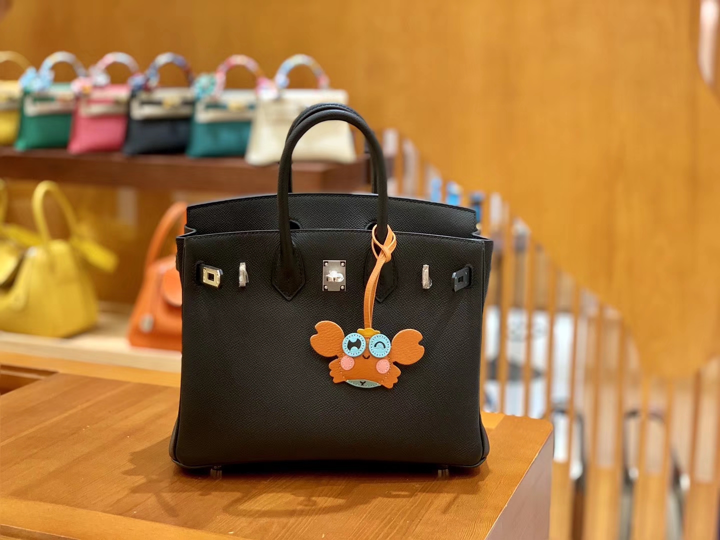 Hermès（爱马仕）Birkin 铂金包 黑色 掌纹牛皮 金扣 30cm 高订版本