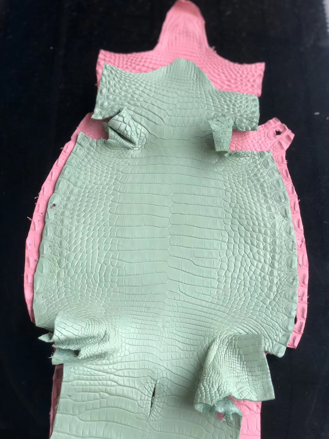 Hermès（爱马仕）新到皮料 6U 薄荷绿 定制 Birkin 25cm Mini kelly llmini pochette