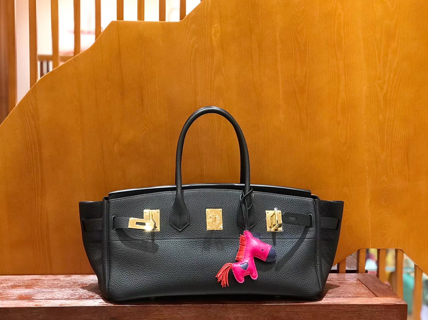 Hermès（爱马仕）Should Birkin 42cm togo 经典黑 金扣 全手工缝制 现货