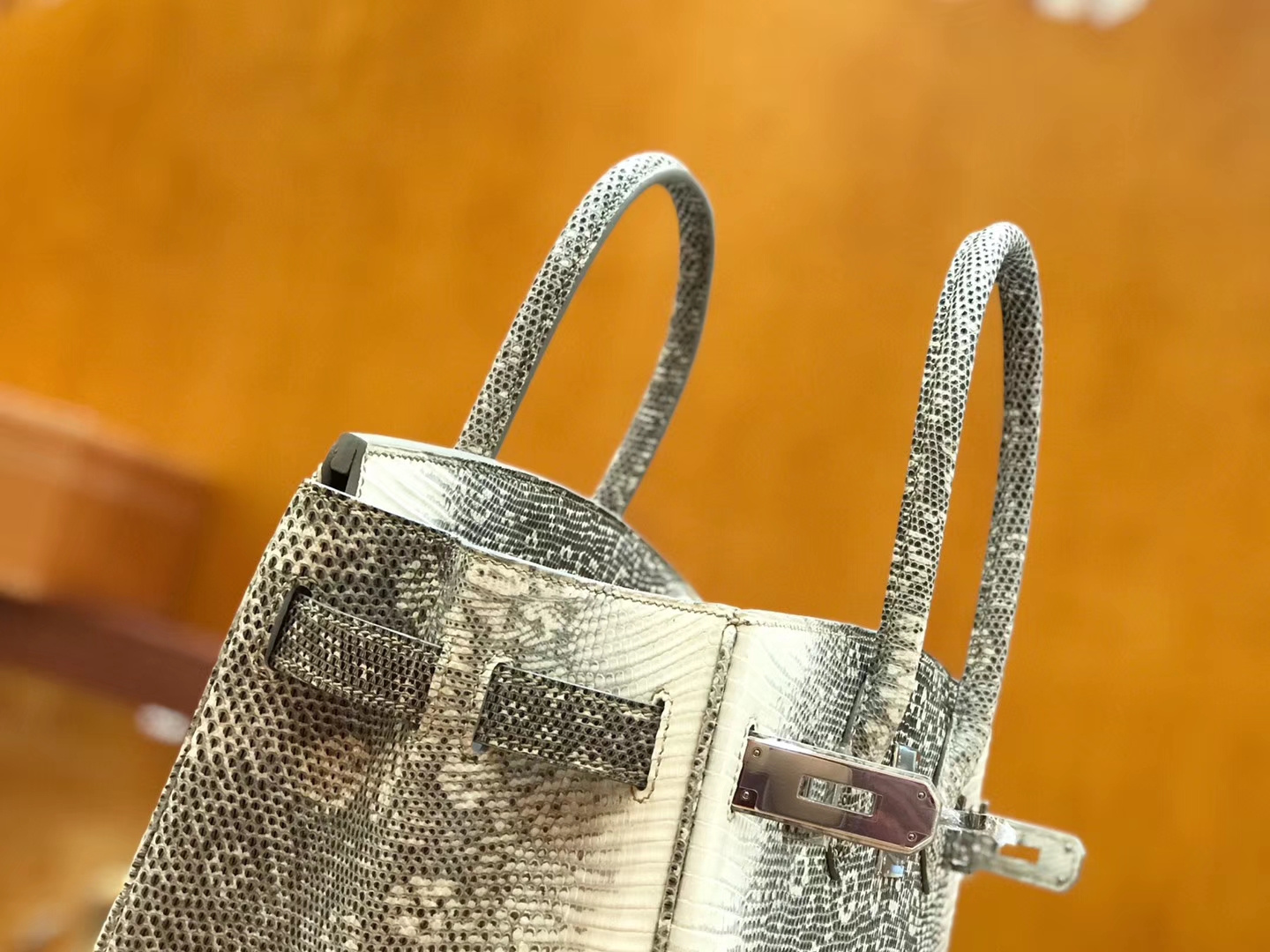 Hermès（爱马仕）Birkin 30cm 蜥蜴皮 原色 顶级版本 高订现货