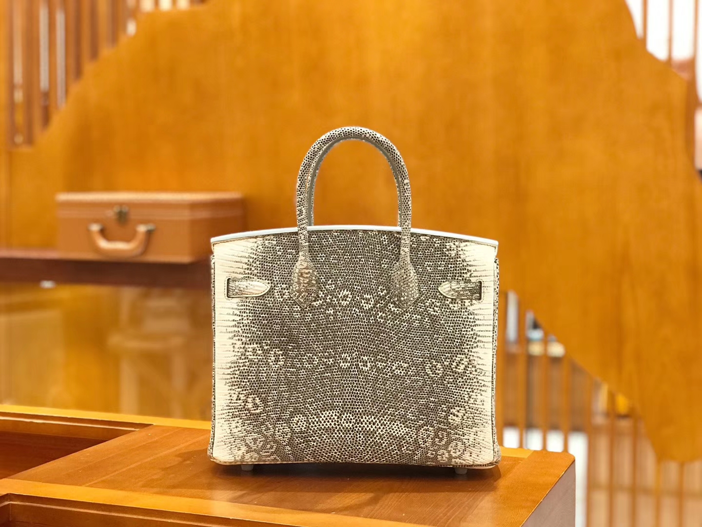 Hermès（爱马仕）Birkin 30cm 蜥蜴皮 原色 顶级版本 高订现货
