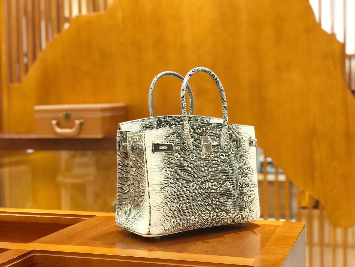 Hermès（爱马仕）Birkin 30cm 蜥蜴皮 原色 顶级版本 高订现货