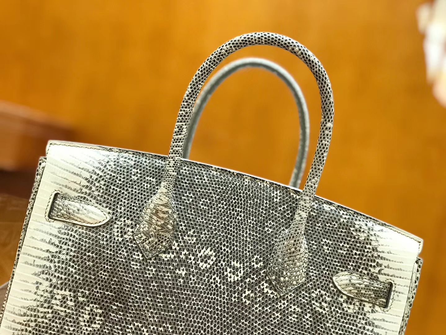 Hermès（爱马仕）Birkin 30cm 蜥蜴皮 原色 顶级版本 高订现货