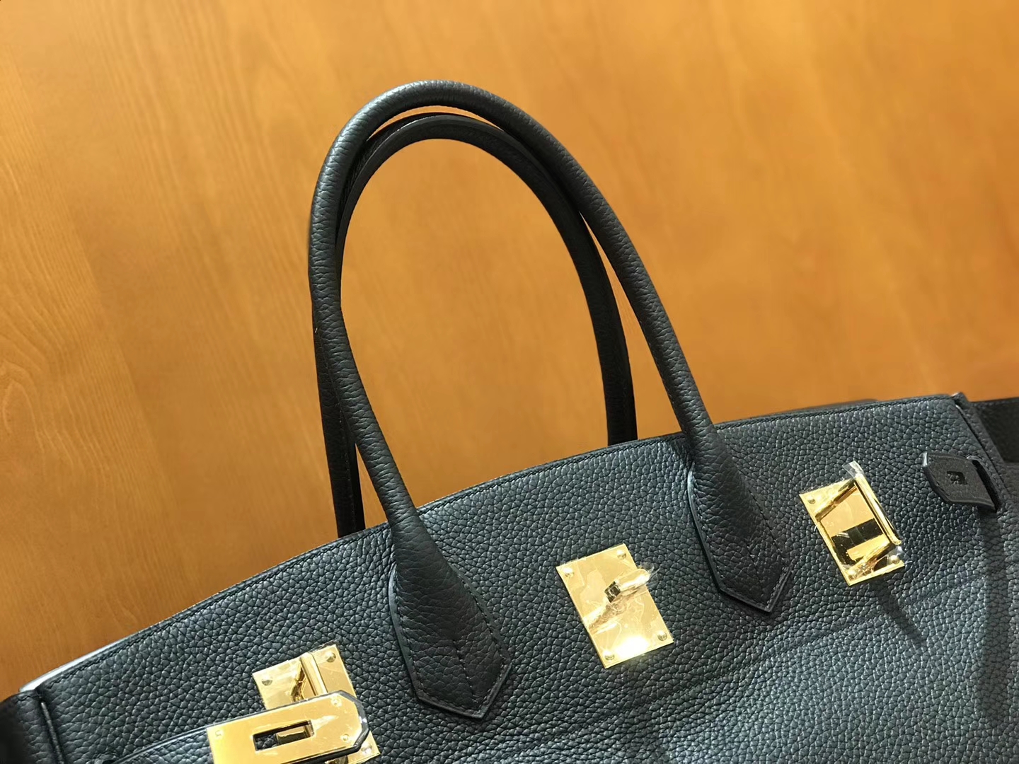 Hermès（爱马仕）Should Birkin 42cm togo 经典黑 金扣 全手工缝制 现货