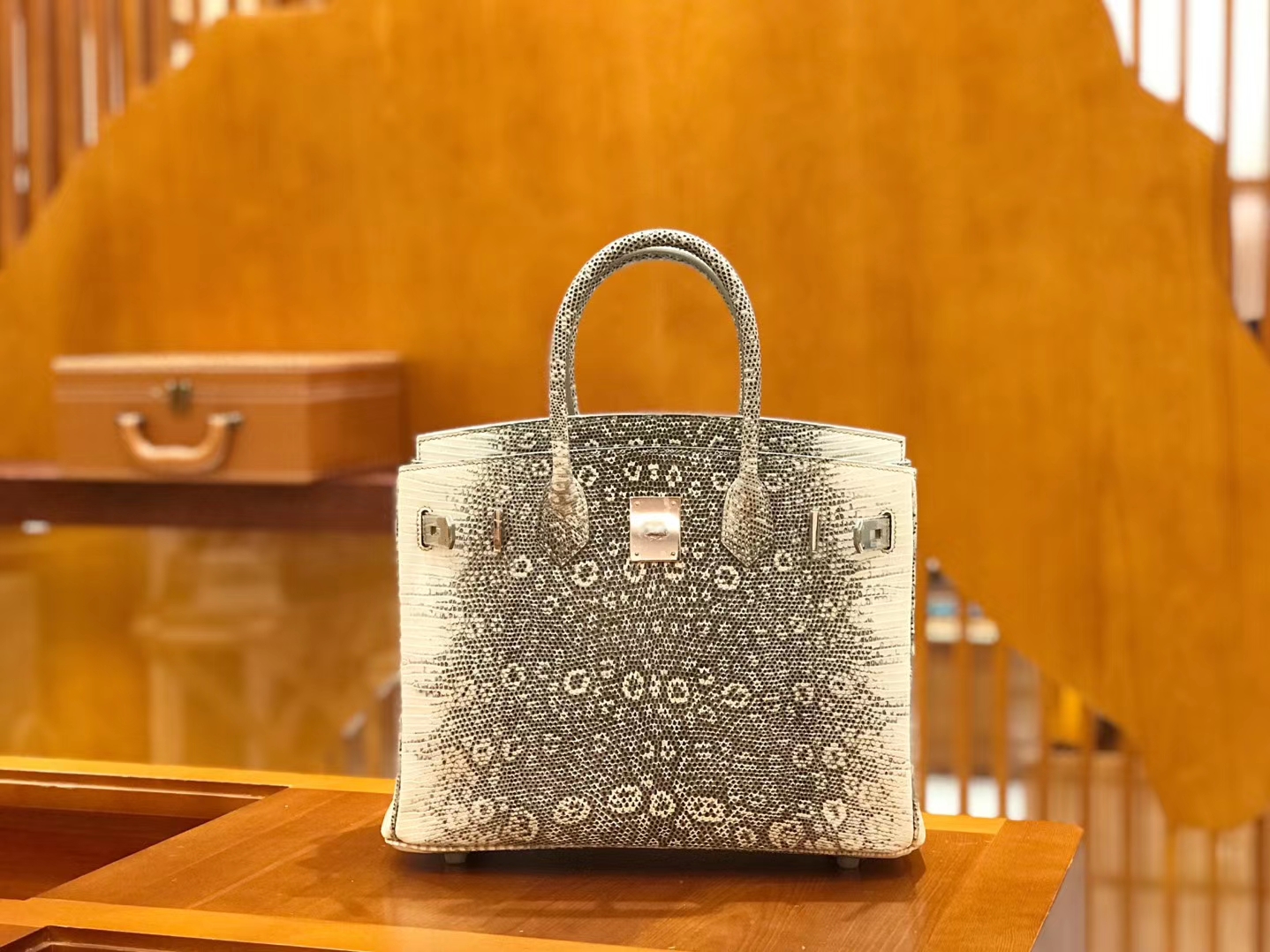 Hermès（爱马仕）Birkin 30cm 蜥蜴皮 原色 顶级版本 高订现货