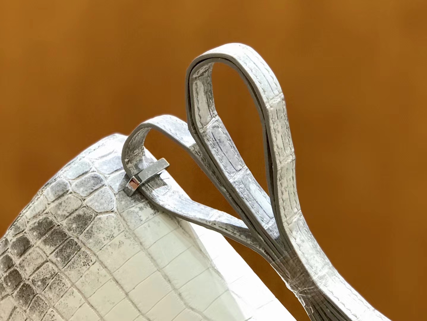 Hermès（爱马仕）Constance 空姐包 喜玛拉雅 银扣 18cm 顶级品质