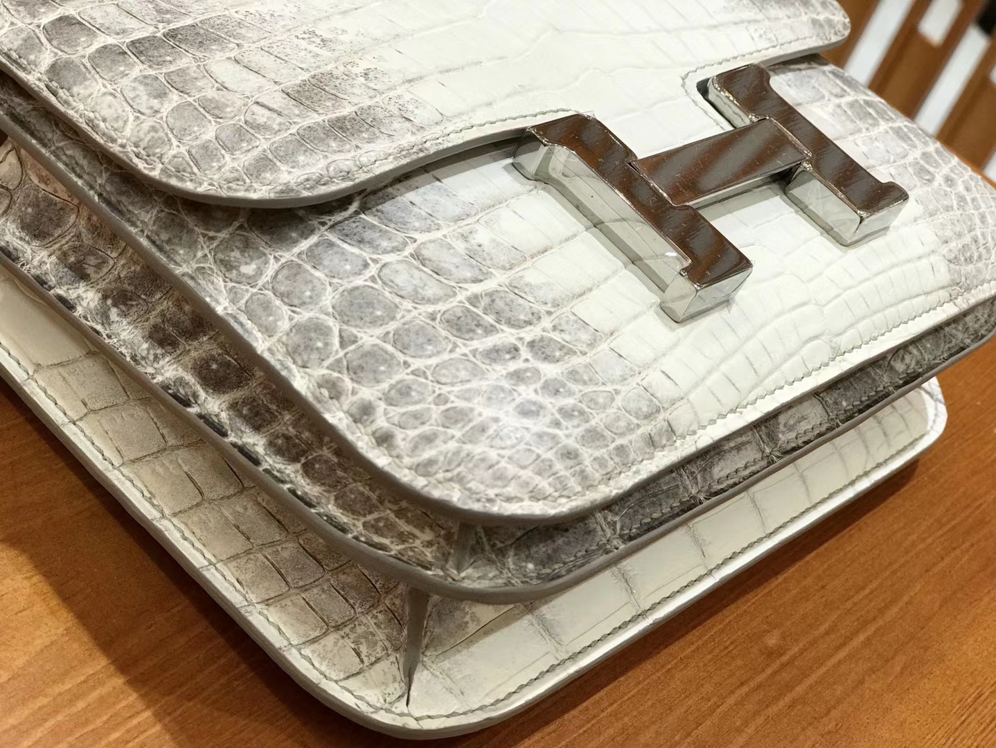 Hermès（爱马仕）Constance 空姐包 喜玛拉雅 银扣 18cm 顶级品质
