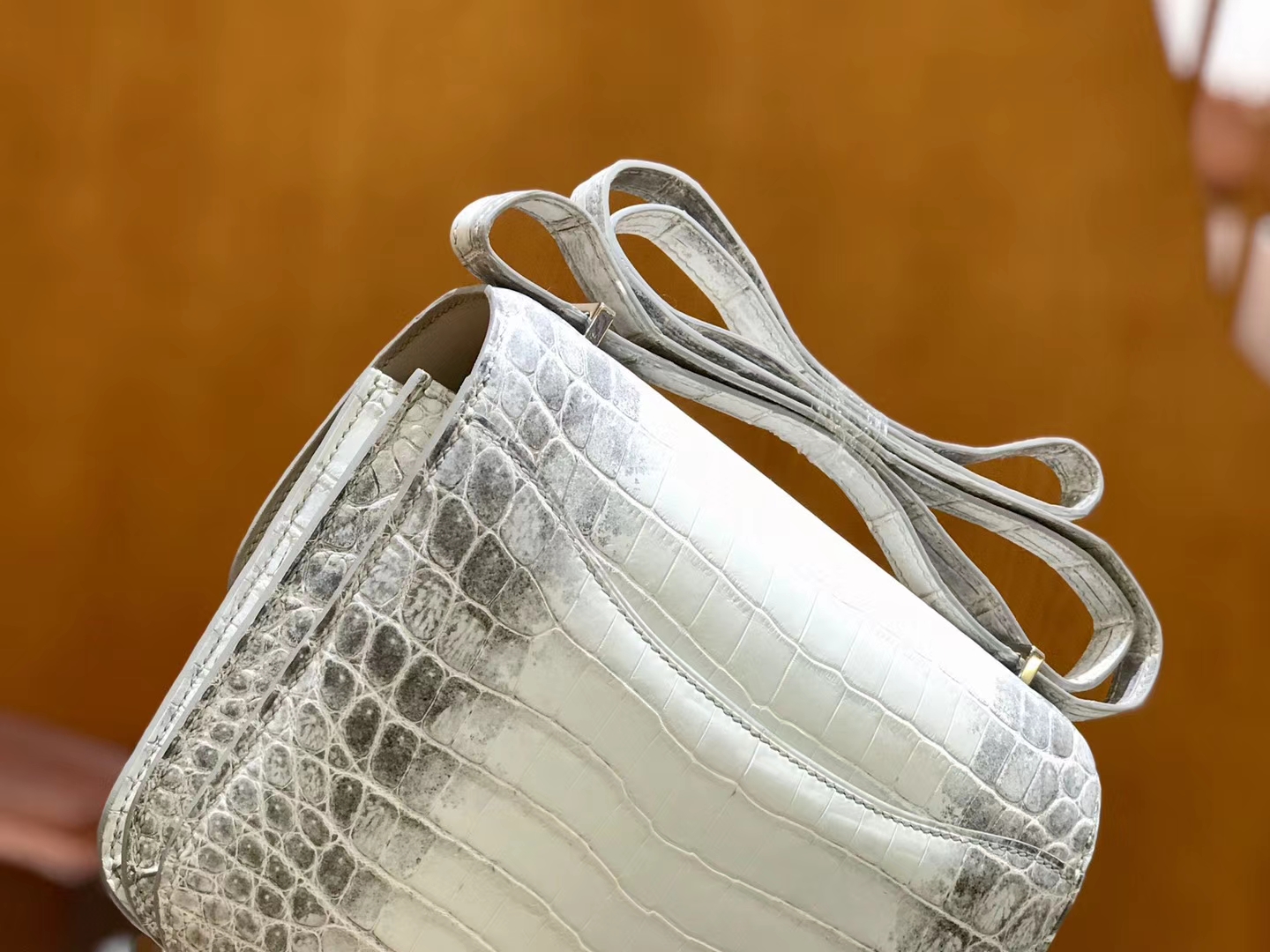 Hermès（爱马仕）Constance 空姐包 喜玛拉雅 银扣 18cm 顶级品质